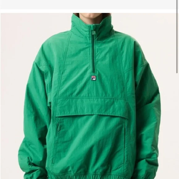 Fila | Jackets & Coats | Green Fila Pullover Jacket Hailey Collab